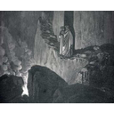 Toon afbeelding Vergilius & Dante in de Inferno (tekening Gustave Doré)